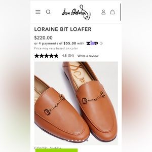 Sam Edelman Loafer Woman size US6.5